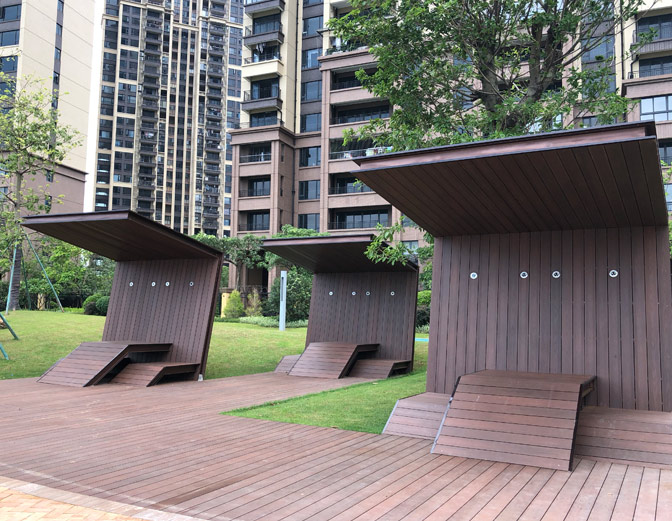麗耐建材塑木綠道經久耐用